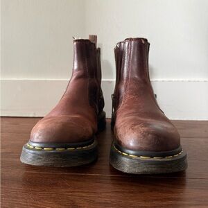 Dr. Martens Dark Brown Leather Boots